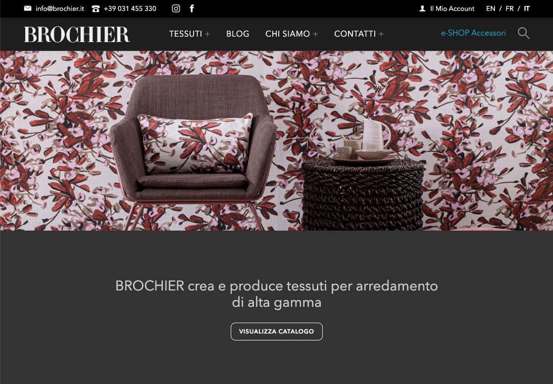 Sito web BROCHIER