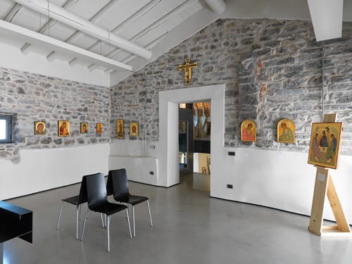 Progetto grafico Mostra Icone sul Lago di Como - Catalogo, inviti